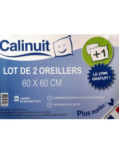 Lot oreillers par 2