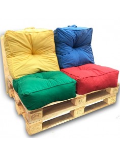 Coussin palette couleur