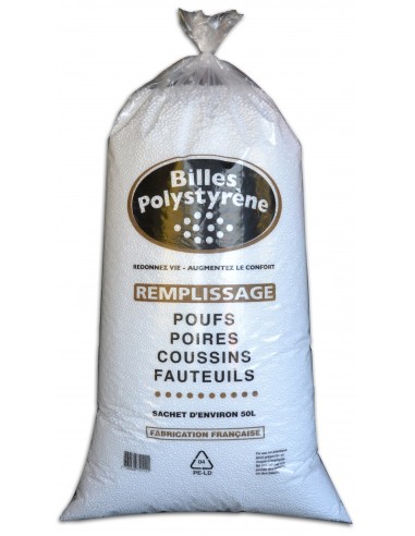 Sac de billes polystyrène 50L